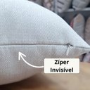 Ver imagem 3 de Capa Almofada Retangular Baguete Linho Bordada Mostarda 30x50