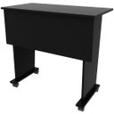 Ver mais imagens de Mesa Escrivaninha Dobrável com Rodízio Preto