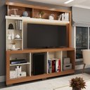 Ver imagem 2 de Estante para Tv até 50 Polegadas Malbec 2 Portas Freijó/off White - Pnr Móveis