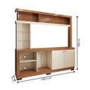 Ver imagem 4 de Estante para Tv até 50 Polegadas Malbec 2 Portas Freijó/off White - Pnr Móveis