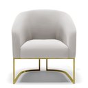 Ver imagem 4 de Cadeira Sala de Jantar Base Industrial Dourado Kit 2 Stella Veludo D03 - D’Rossi