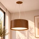 Ver imagem 2 de Lustre Pendente Madeira Redondo 25cm Mel