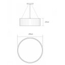 Ver imagem 2 de Lustre Pendente Madeira Redondo 25cm Mel