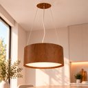 Ver imagem 3 de Lustre Pendente Madeira Redondo 25cm Mel