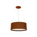 Ver imagem 1 de Lustre Pendente Madeira Redondo 25cm Mel