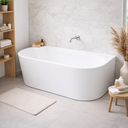 Ver imagem 2 de Banheira Freestanding Imersão Oslo Branco 1,7m Pex