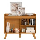 Ver imagem 3 de Aparador Buffet Organizador Cantinho do Café Cannes 108cm 04 Portas Cinamomo Branco - Desk Design