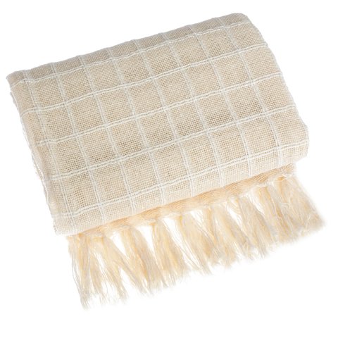 Manta Sofa Peseira Algodao Grande Diversas Cores 2.50x1.50m - Bege