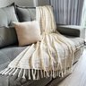 Manta Sofa Peseira Algodao Grande Diversas Cores 2.50x1.50m - Bege - 2