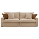 Ver imagem 3 de Sofá Dallas Linho Dois Módulos de 80cm B15 Meu Sofá Online A226 Linho Bege