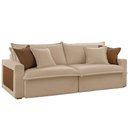 Ver imagem 2 de Sofá Dallas Linho Dois Módulos de 80cm B15 Meu Sofá Online A226 Linho Bege