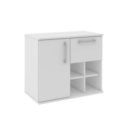 Gabinete para Banheiro 1 Porta 1 Gaveta Bia  - 3