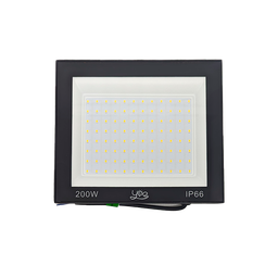 Kit 2 Refletor Led Holofote 200w 3000k Luz Branco Quente Amarelo para Uso Externo - 9