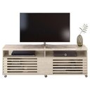 Ver imagem 7 de Rack Bancada com Aparador e Mesa de Centro Frizz Cross Calacata Off White - Madetec