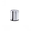 Ver imagem 1 de Lixeira Polido Tampa Basculante para Pequenos Espaços 5,4l 18,5 X 20cm Linha Decorline Inox