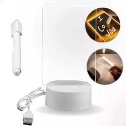 Luminária Quadro de Mensagem Led Lousa Namorados Casamento:branco - 6