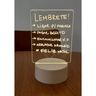 Luminária Quadro de Mensagem Led Lousa Namorados Casamento:branco - 3