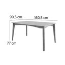 Ver imagem 2 de Mesa Jantar Monalisa 160 +6 Cad Marquesa Mel Nesher