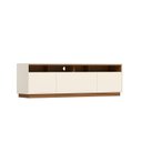 Ver imagem 3 de Rack para TV 180cm 3 Portas Off White/Cinamomo Orion