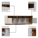 Ver imagem 7 de Rack para Tv 180cm 03 Portas Orion Bege Off Whte/Cinamomo