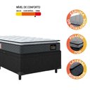 Ver imagem 6 de Cama Box Baú Solteiro Colchão Espuma D33 Pillow Top 88x188x60cm Millenium Hellen