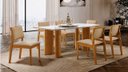 Ver imagem 5 de Sala de Jantar Moderna 6 Cadeiras Shophie - Imperial Móveis