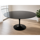 Ver imagem 1 de Mesa de Jantar Saarinen Oval 120x80cm - Mármore São Gabriel