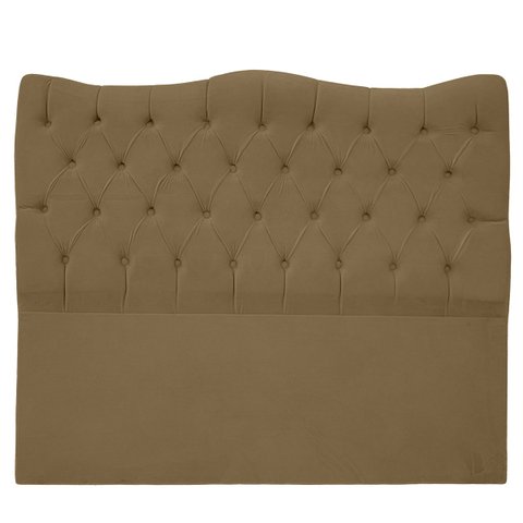 Cabeceira Dubai 100cm Suede - Renascer Decor:capuccino