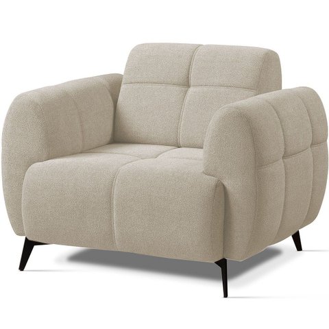 Kit 2 Poltronas para Sala e Escritório Decorativa Kania - Linho Bege