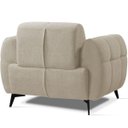 Ver imagem 3 de Kit 2 Poltronas para Sala e Escritório Decorativa Kania - Linho Bege