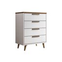 Ver imagem 2 de Cômoda Casal New Conect C- 4 Gavetas Grafittejatoba - Santos Andirá