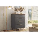 Ver imagem 1 de Cômoda Casal New Conect C- 4 Gavetas Grafittejatoba - Santos Andirá