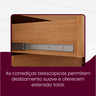 Guarda Roupa Casal 6 Portas 2 Gavetas MDF Petra - 9