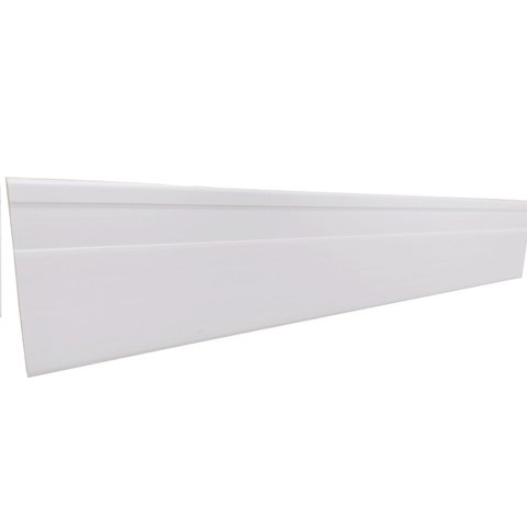 Rodapé PVC Liso 7cmX15mmX2,40m caixa com 14,4m linear