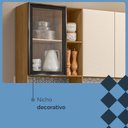 Ver imagem 6 de Cozinha Compacta 100% MDF 4 Peças Balcão 120cm para Pia Vert Plus Freijó/Soft
