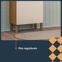 Ver mais imagens de Cozinha Compacta 100% MDF 4 Peças Balcão 120cm para Pia Vert Plus Freijó/Soft