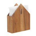 Ver imagem 3 de Porta Guardanapos Wolf Craft Teca de Madeira 15cm x 15cm