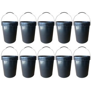 Balde Redondo 20l Tampa Lacre - 10 Pçs