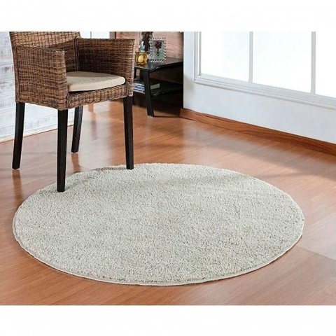 Tapete Sala Esc. 1,50 Redondo Antide. Classic Vários Modelos Titulos Classic Perola