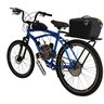 Bicicleta Rocket AZUL Motorizada Beach Freio Disco/suspensão BAÚ CARGO - 2
