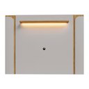 Ver imagem 5 de Conjunto de Painel Maresias com Rack Juquehy para Tv até 75" Off White/cinamomo