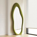 Ver imagem 1 de Espelho de Chão Paris Veludo 68x180cm Verde Colina