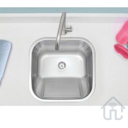 Tanque 40x40 Tramontina Inox 25l Acetinado com Sifão - 4