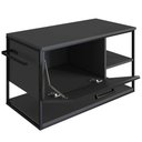 Ver imagem 4 de Gabinete de Banheiro Suspenso 80cm com Cuba Yuri Grafite Z54 - Mpozenato