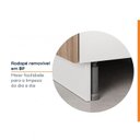 Ver mais imagens de Balcão Planejado 1 Porta 30cm com Tampo com Rodapé Ipanema CabeCasa MadeiraOriginals Branco/Acáci
