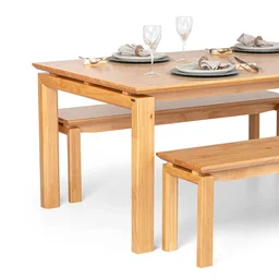 Mesa de Jantar Madeira Maciça Piazza  - 6