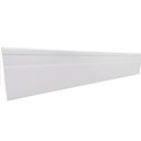 Ver imagem 3 de Rodapé PVC Liso 10CMX15MMX2,40m Caixa com 14,4m Linear Branco/Neve Bariri