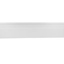 Ver imagem 1 de Rodapé PVC Liso 10CMX15MMX2,40m Caixa com 14,4m Linear Branco/Neve Bariri