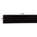 Ver imagem 2 de Rodapé PVC Liso 7CMX15MMX2,40m Caixa com 14,4m Linear Preto Bariri
