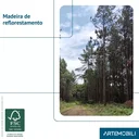 Ver mais imagens de Banco Madeira Maciça Piazza Marrom/Amêndoa